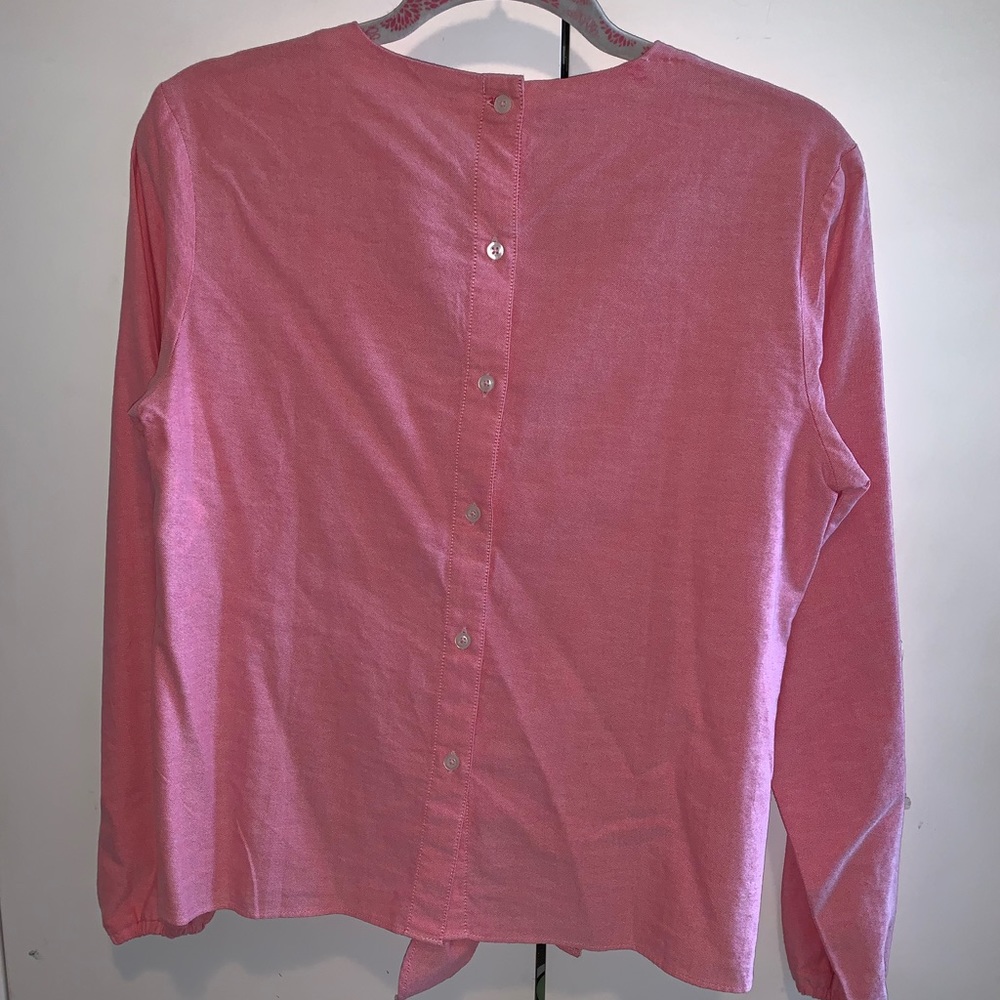 Red Button Down Top - image 2